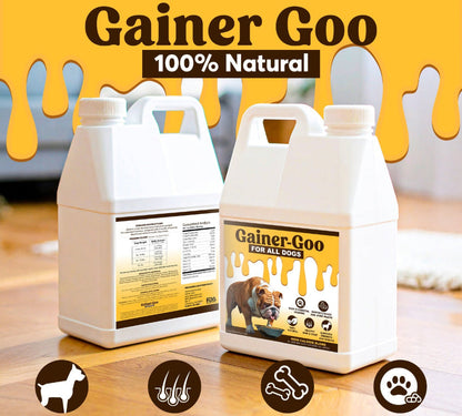 (32oz)  Gainer-GOO (for All Breeds) High Calorie Fat Liquid Weight Gainer
